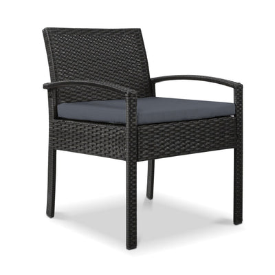 NNEDSZ Furniture Bistro Wicker Chair Black - Furniture empireNNEDSZFurniture empireNNEDSZ Furniture Bistro Wicker Chair BlackNNEDSZ